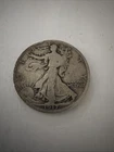 1917 50C Walking Liberty Half Dollar 90% Silver Coin