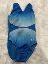 GK Blue Gymnastics Leotard, Size AXS