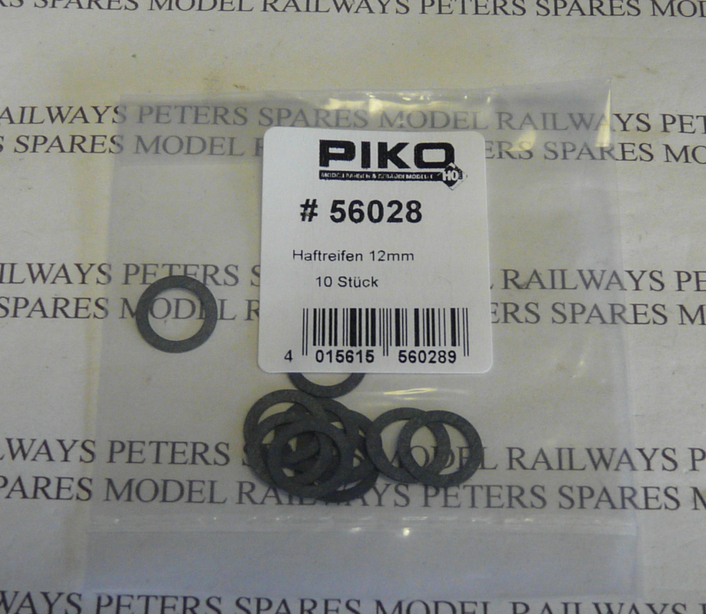Piko 56028 Traction Tyre 12mm (Pk10) HO Gauge