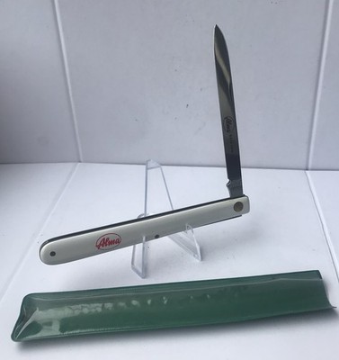 Vintage Taschenmesser mit dem Logo Alma Käse vom Senner  Eller Rostfrei .