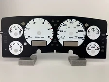 US Speedo White Dodge Ram Gauge Face for Clusters 2002-2005 (Diesel)