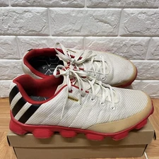 Adidas CrossFlex Waterproof White Golf Shoe Men Size 11.5 EUC