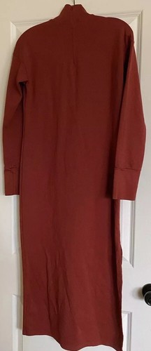 Stateside Women’s Knit Casual Dress Mock Turtleneck Side Slit Sz XS - Picture 4 of 7
