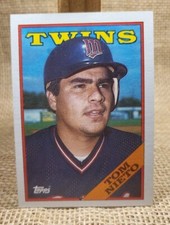 1988 Topps Tom Nieto Baseball Card #317 Twins FREE S&H A2