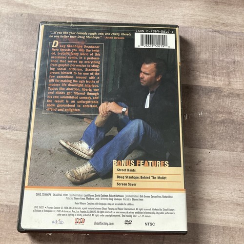 Doug Stanhope - Deadbeat Hero [DVD] Like New Contains Bonus CD - Picture 4 of 4