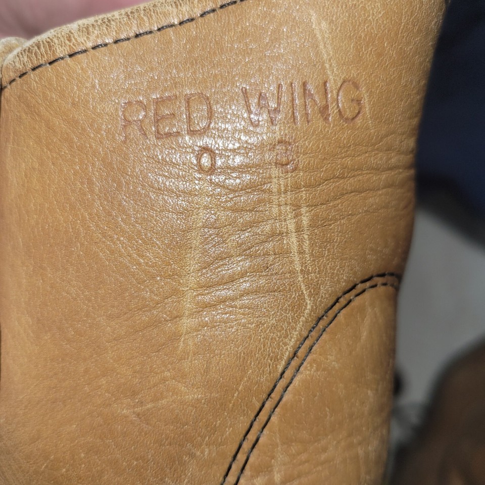 Vintage Red Wing Boots Brown Leather Roper Cowboy Boots Size 8 READ | eBay