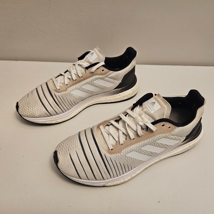 Size Adidas Solar Drive Cloud White Black W for sale online