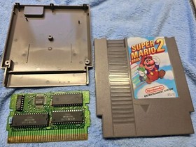 Super Mario Bros. 2 (Nintendo NES) Authentic Game Cartridge - Tested