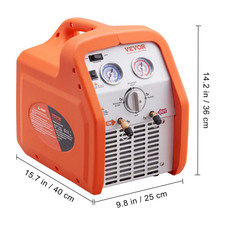 VEVOR Portable 1HP/3/4 HP Refrigerant Recovery Machine - AC Recovery Machine120V
