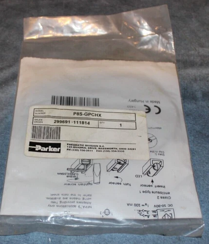 (New In Sealed Factory Bag) Parker Sensor P8S-GPCHX  "6 Month Warranty"