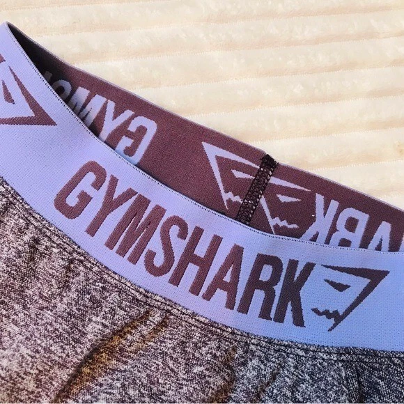 gymshark flex seamless low rise logo waistband leggings