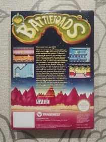 NES BATTLETOADS PAL BOX ONLY NO GAME NO MANUAL FOR DISPLAY ONLY