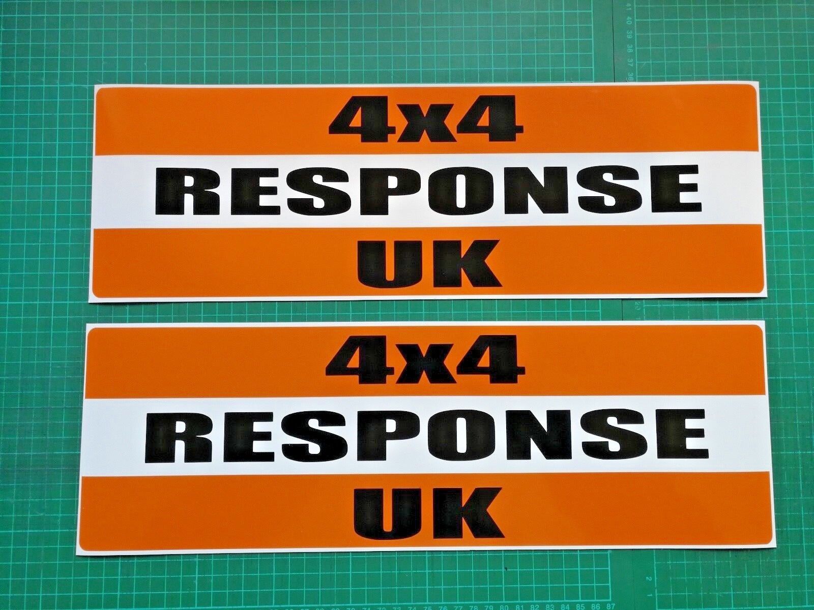 4X4 RESPONSE UK Reflective Sale Special Limited time sale Price MAGNET Emergenc Vehicle Support Event