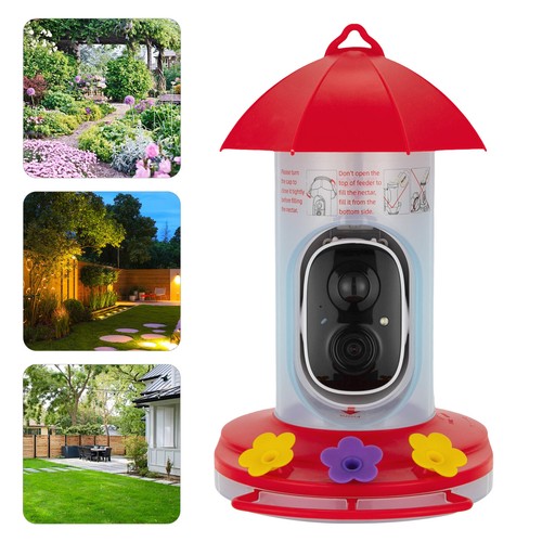 Smart Bird Feeding Tool Intelligent Video Bird Feeder Hanging Mount w/ Camera - Picture 5 of 21