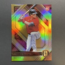 2021 Panini Chronicles Gold Standard Bobby Dalbec #1 RC Boston Red Sox ROOKIE