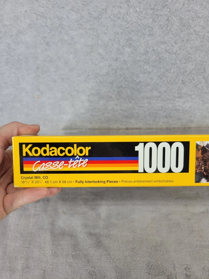 Rose Art Crystal Mill 1000 piezas Kodacolor Niños Puzzle Juego 18" x 26" - Sellado Foto 2 de 4