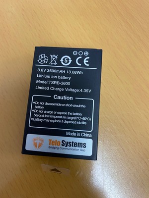 Telo Te390 Battery Tsrb 3600 3 8v 3600mah Lithium Ion Ebay
