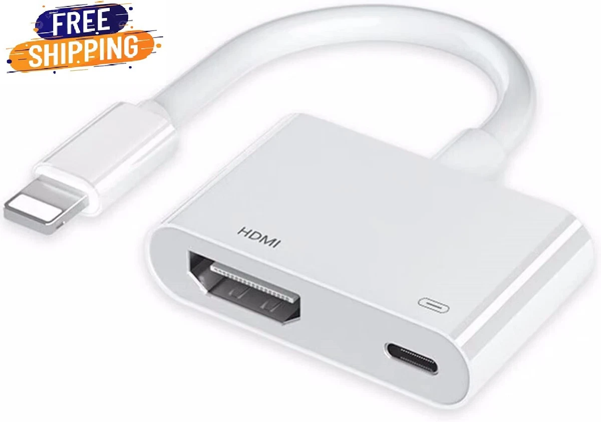 Adaptateur AV Numérique Lightning, [Certifié Apple MFI] pour