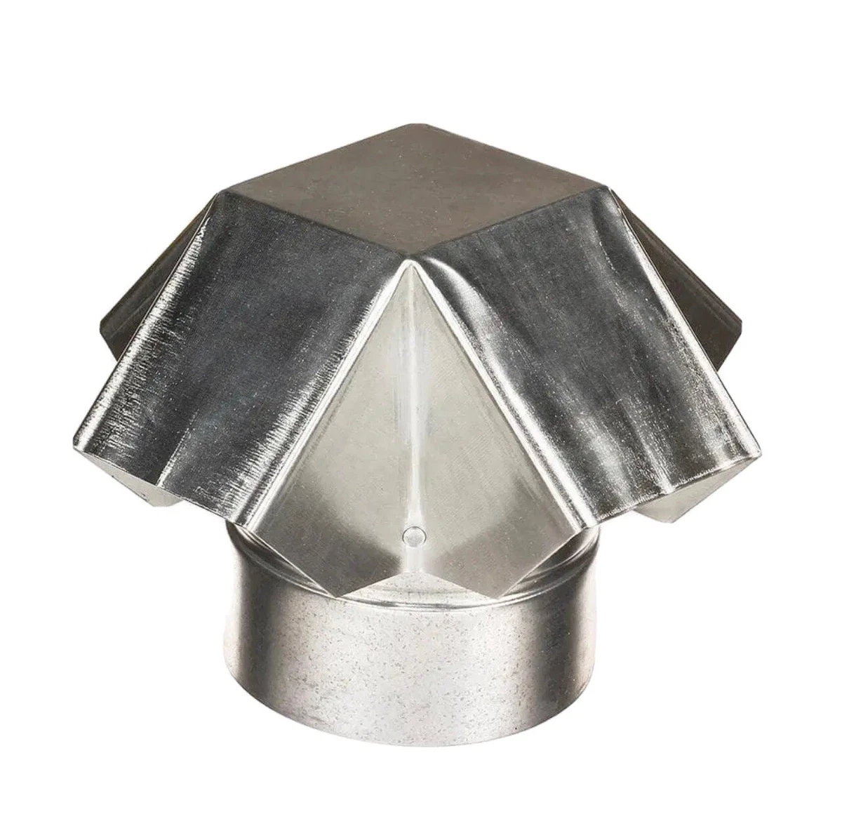 Exhaust Flow Vent Cap 6″ Pipe Roof Steel Round Duct Rain Snow Debris | eBay