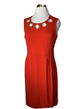 Vince Camuto Dress Orange Size Medium EUC