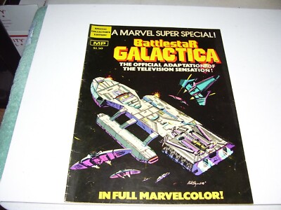 Giant Marvel Super Special Battlestar Galactica  1978  Original Vtg Very Nice!