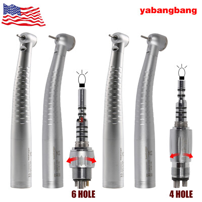 Dental High Speed Handpiece Fiber Optic For KAV Coupling MULTIflex 4/6 Holes