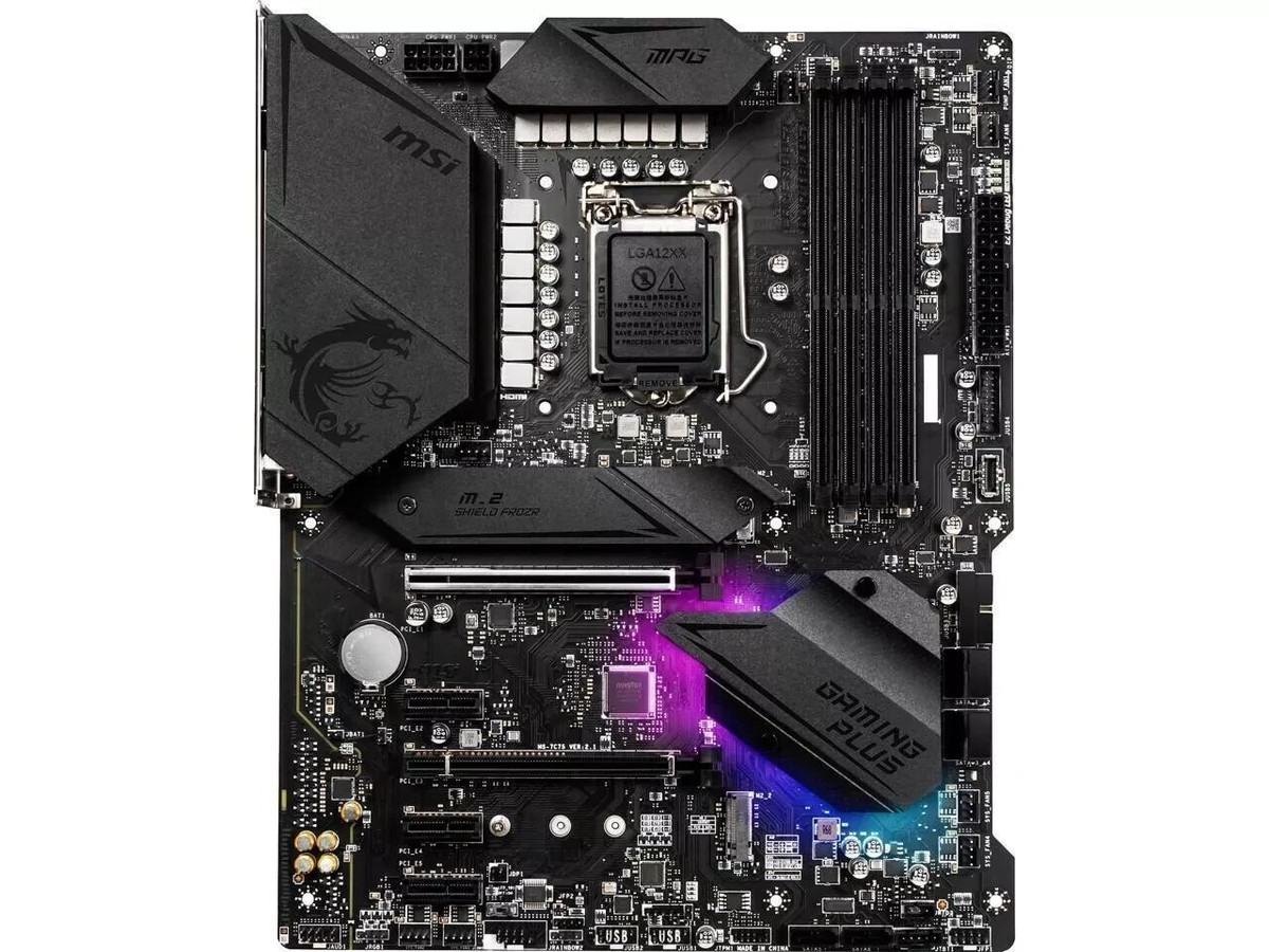 MSI MPG Z490 GAMING PLUS 動確済✨ MSI MPG Z490 GAMING PLUS LGA 1200 Intel Z490 SATA 6Gb/s ATX Intel