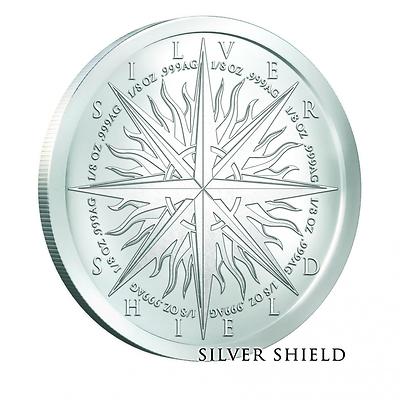 Pieces of Eight A Predator World Silver Shield 1 oz .999