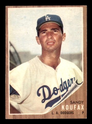 1962 Topps Baseball #5 Sandy Koufax EX *e1