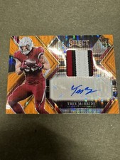 2022 Panini Select TREY MCBRIDE Orange Pulsar Rookie Patch Auto 24/30 CARDINALS