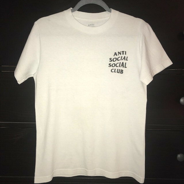 Anti Social Social Club T Shirt Anti Social Social Club White T-Shirt Size S, 100% authentic official
