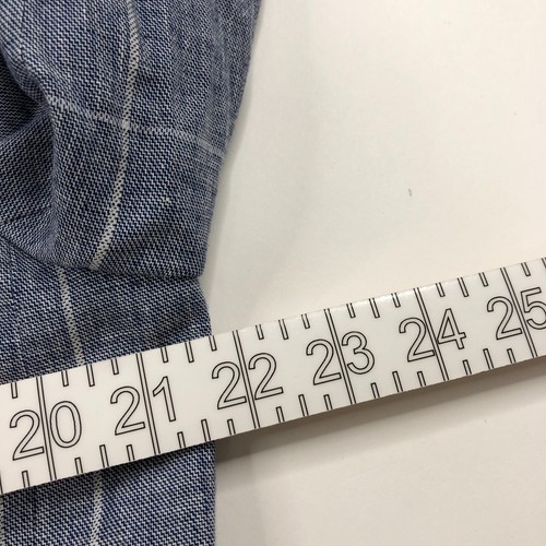 Brooks Brothers 16 Women Linen Blend Double Breasted Blazer Jacket Blue MINT HRJ - Picture 10 of 15