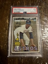 1967 Topps Sonny Jackson Rookie Cup Card PSA 5 Houston Astros Baseball. rookie card picture