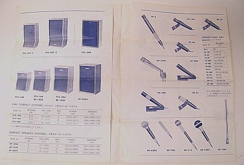 VINTAGE FOSTER Dynamic Microphone JAPAN Type DF-12B NIB + Original Receipt 1968! - Picture 7 of 12