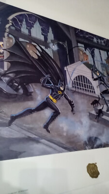 BATMAN RETURNS Dangerus Game of CAT & BAT, Sonderdruck, Bob Kane, 1992, gerollt