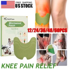 72/60x Knee Relief Plaster Sticker Wormwood Extract Knee Pain Joint Ache Patch