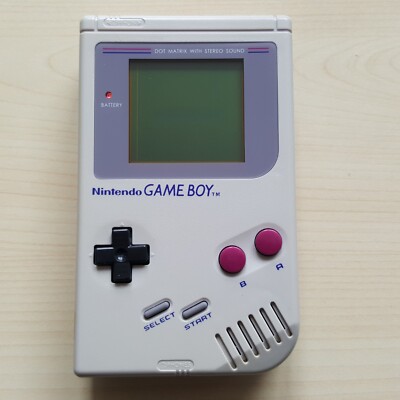 Nintendo Gameboy Classic Konsole Handheld GRAU (leichter Pixelfehler links)