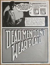 DEAD MEN DON'T WEAR PLAID, Steve Martin, Rachel Ward,1982, Pressbook 731