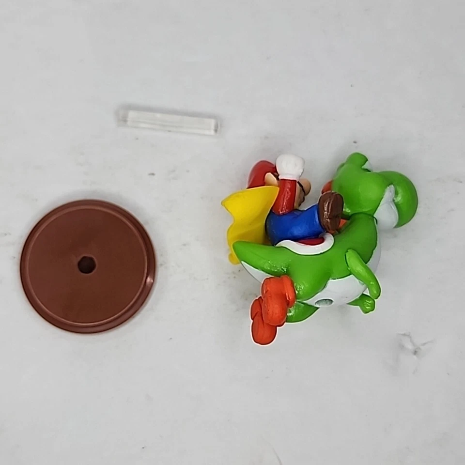 Figura Huevo Super Mario World 2" Mario y Yoshi Choco Gashapon Furuta Foto 3 de 3