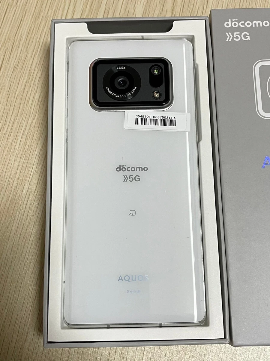Sharp AQUOS R6 SH-51B Sim Unlocked Docomo Model White Android