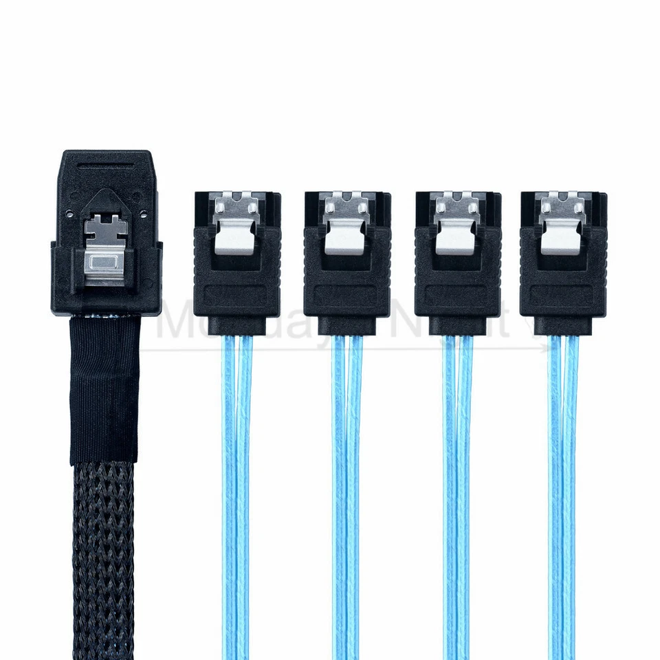 Mini SAS 36Pin (SFF-8087) Male to 4 SATA 7Pin female Cable - Image 3 of 4