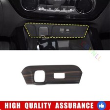 Caja de almacenamiento central de encendedor de cigarrillos para Chevrolet Trax 23-25 grano de madera negro