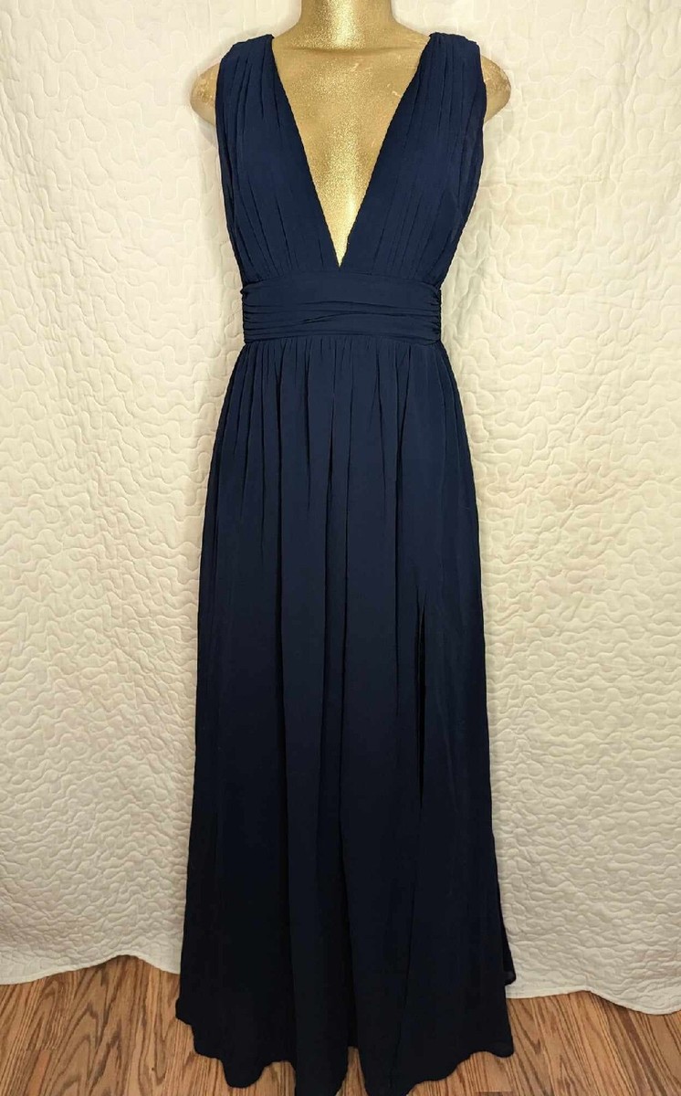 Size XS LULUS Heavenly Hues Navy Blue Maxi Dress
