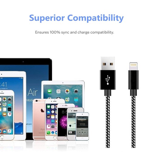 USB Kabel für iPhone 6 7 8 X XS 11 12 13 14 PRO Max 12PRO 11PRO XR X XSMAX - Bild 2 von 4