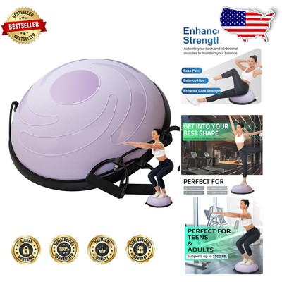 Non-Slip 23-Inch Balance Hemisphere - Versatile Workout & Rehabilitation