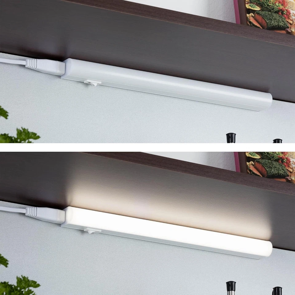 BRILONER - Barra LED Sottopensile cucina, Luce Bianca Neutra, Lampada 31.3x2.2x3 - Immagine 4 di 4