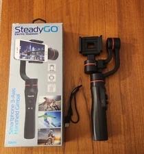 Tzumi Steady Go Electric Stabilizer Smartphone 3-Axis Handheld Gimbal NEW $45