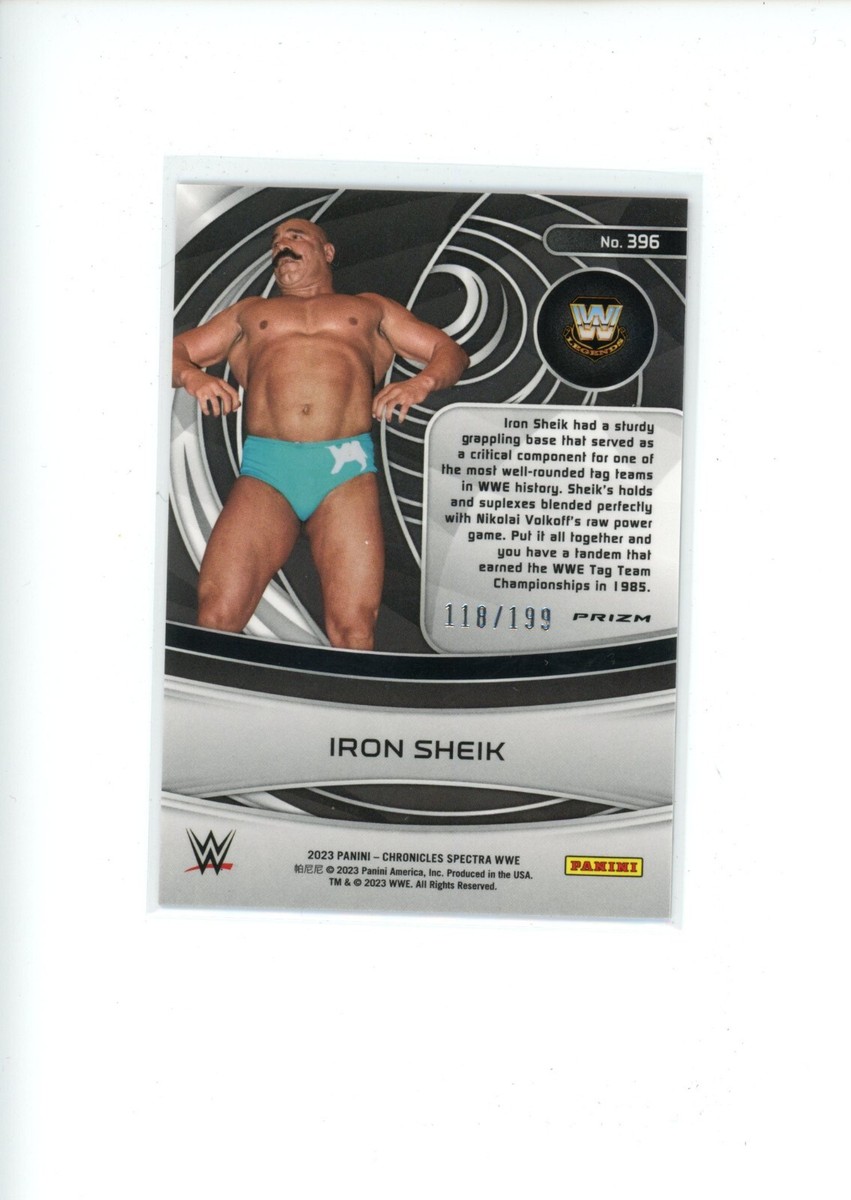 BABYL - 限定BABY L CHRONICLE OF LEGENDS 2023 T 2023 Chronicles WWE Spectra Iron Sheik #396 WWE Legend Red