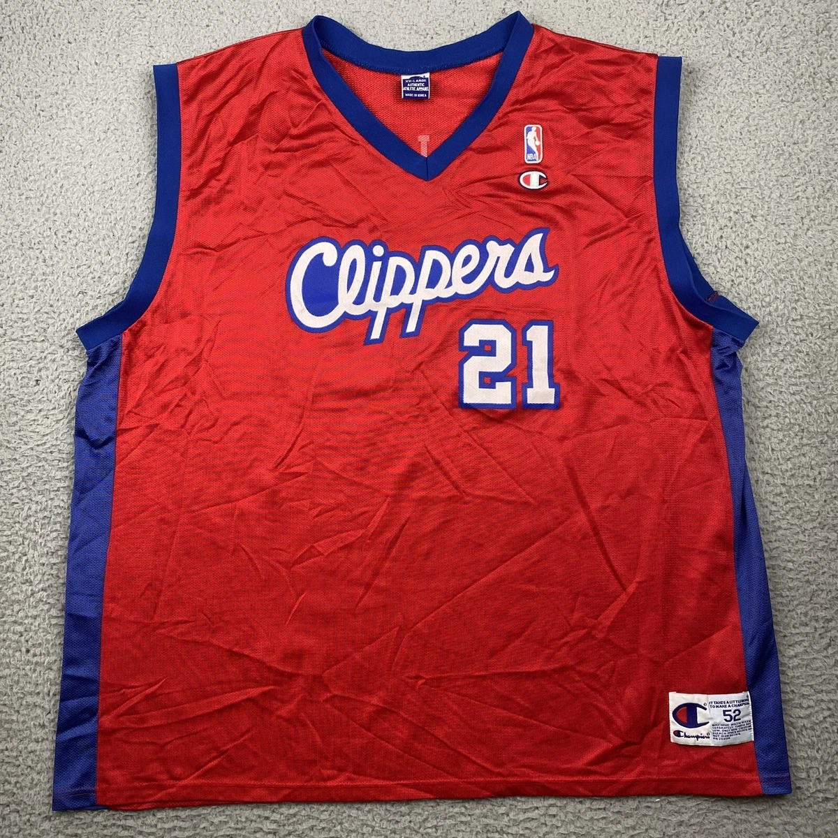 VTG Champion NBA Los Angeles Clippers Darius Miles 21 Jersey Red