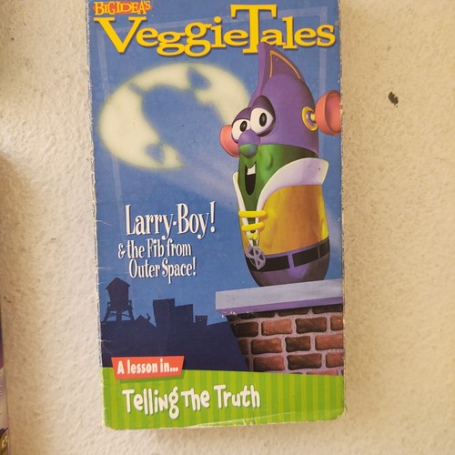 Veggie Tales 5 VHS Lot King George Larry Boy Dave Giant Pickle Madame Blueberry - Picture 11 of 15